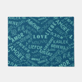 LOVE - Meertalige -  internationaal Deurmat (Voorkant)