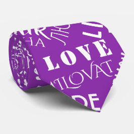 LOVE - Meertalige -  internationaal Stropdas