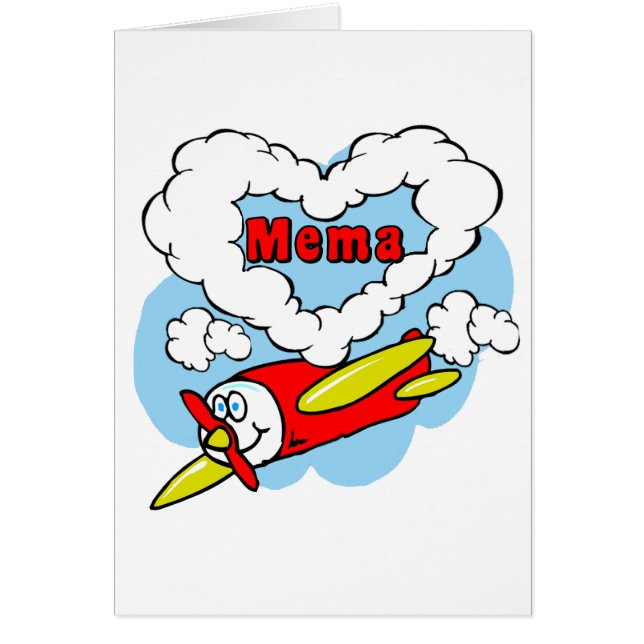 Love Mema Kinder Airplane (Voorkant)