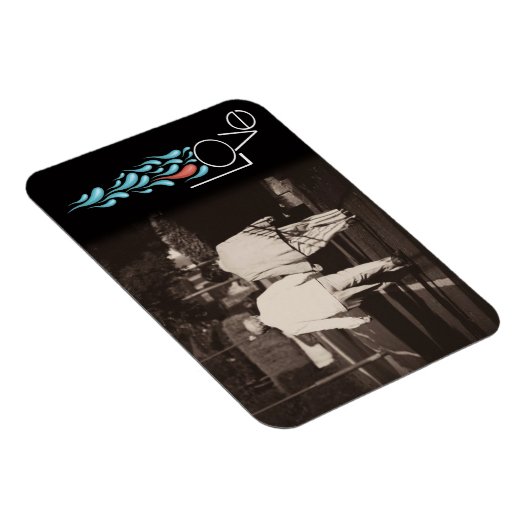 Love Memorial DIY Printable Fotomagneet Keepsake Magneet (Rechterzijde)