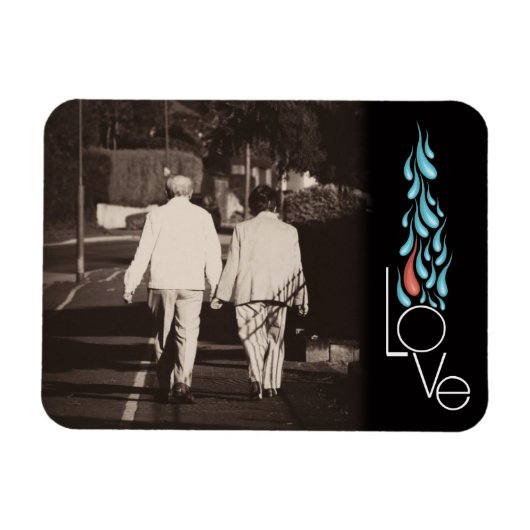 Love Memorial DIY Printable Fotomagneet Keepsake Magneet (Horizontaal)