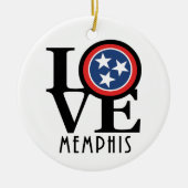 LOVE Memphare Keramisch Ornament (Voorkant)
