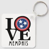 LOVE Memphis Tennessee Sleutelhanger (Achterkant)