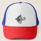 love meow cat lover design #catlover #catlife #cat trucker pet (Voorkant)