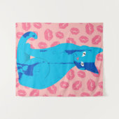 Love Meow-ment Wandkleed (Voorkant (horizontaal))
