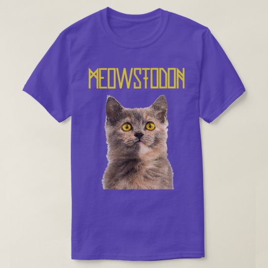 Love Meowstodon Classic Music Arts Rock Band For M T-shirt (Design voorkant)