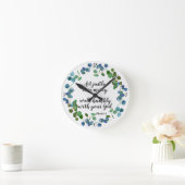 Love Mercy Scripting Custom Inspirerend Quote Ronde Klok (Huis)