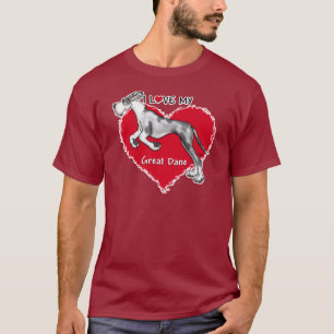 Love MerleB Great Dane UC T-shirt