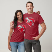 Love MerleB Great Dane UC T-shirt (Unisex)