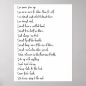 Love Message Poster (Voorkant)