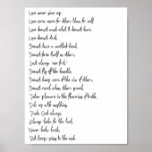 Love Message Poster (Voorkant)