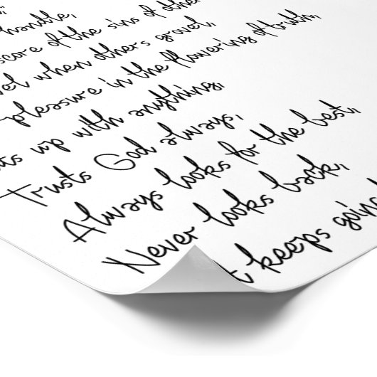 Love Message Poster (Hoek)