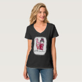 Love Messy Bun VPK Teacher Squad Valentine's Day M T-shirt (Voorkant volledig)