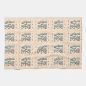 LOVE, met de hand getrokken met pijlen en hart - k Theedoek (Horizontaal)