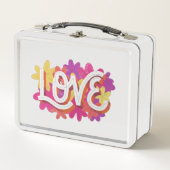 LOVE Metal Lunch Box (Voorkant)
