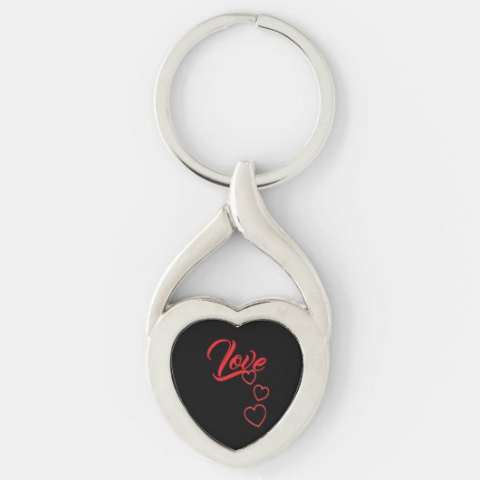 Love Metal Sleutelhanger (Voorkant)