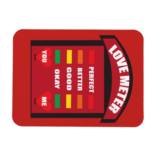"Love Meter" magneet (Horizontaal)