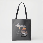 Love Michigan Home Sweet Home Tote Bag (Voorkant)