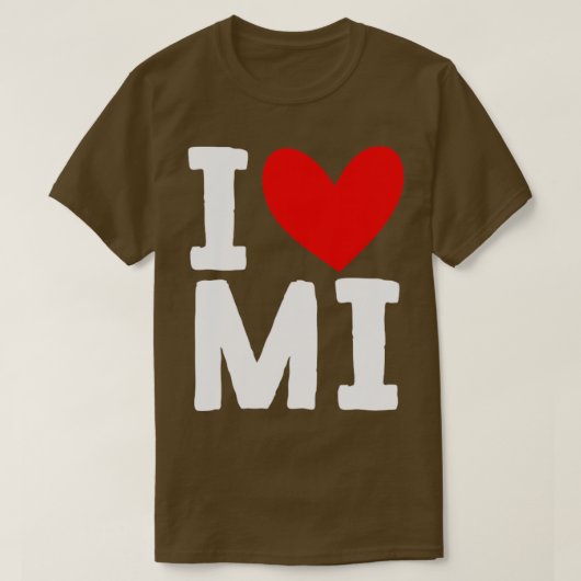Love Michigan T-shirt (Design voorkant)