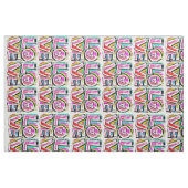 LOVE (middelgrote afdruk) Stof (Fat Quarter)