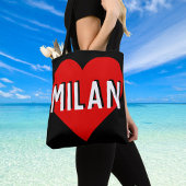 Love Milan, Italië Tote Bag