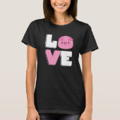 Love Mini Pig Cute Miniature Pigs Owner T-shirt (Voorkant)