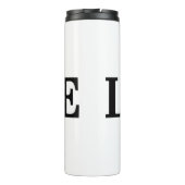 LOVE-minimalist Elegant Thermosbeker (Achterkant)