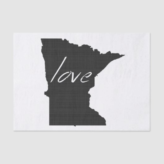 Love Minnesota Tissuepapier (Voorkant)