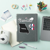 Love Missouri, 3 Design, Die Cut Stickers (iPad Cover)