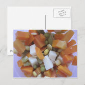 Love Mixed Vegetables Briefkaart (Voorkant / Achterkant)