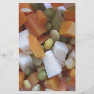 Love Mixed Vegetables Briefpapier