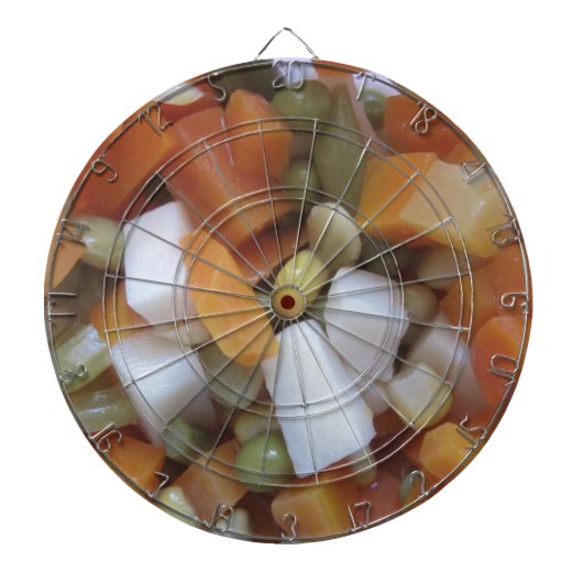 Love Mixed Vegetables Dartbord (Voorkant)