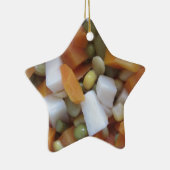 Love Mixed Vegetables Keramisch Ornament (Rechts)