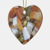 Love Mixed Vegetables Keramisch Ornament (Links)