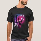 LoVE Mode, LoVE ontwerp, Spray Paint Graphic, PU T-shirt (Voorkant)
