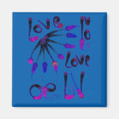 LOVE_MODERN_BLUE_SO CUTE MAGNEET (Voorkant)