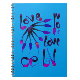 LOVE_MODERN_BLUE_SO CUTE NOTITIEBOEK
