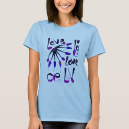 LOVE_MODERN_BLUE_SO CUTE T-SHIRT
