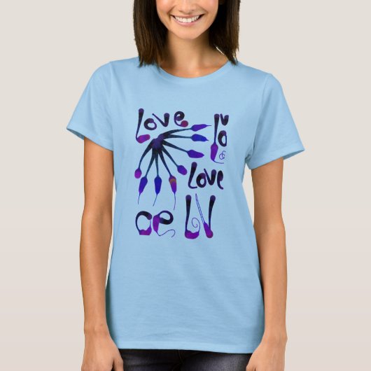 LOVE_MODERN_BLUE_SO CUTE T-SHIRT (Voorkant)