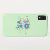Love Modern Graphic Green Hoesje-Mate iPhone Case (Achterkant (horizontaal))