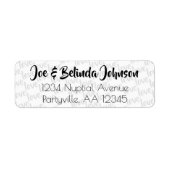 Love Modern Script Typografie Etiket (Voorkant)