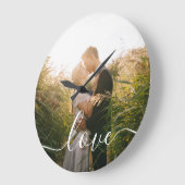 Love Modern Simple Photo Grote Klok (Hoek)