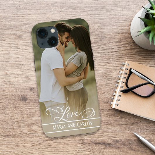 Love Modern Stylish Photo Trendy Case-Mate iPhone Case