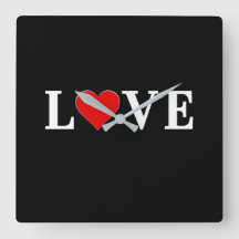 LOVE Modern Trendy Black en White