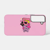 Love Modern Watercolor Artsy Valentine's Day Samsung Galaxy Hoesje (Achterkant horizontaal)