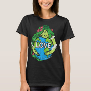 Love Moeder Earth Planet Hug Natuur Environment Ea T-shirt