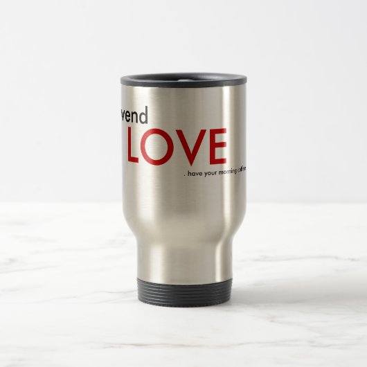 . Love. mok koffie (Center)
