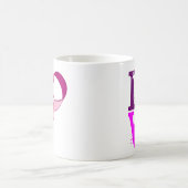 LOVE - mok met roze lint (Center)