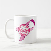 LOVE - mok met roze lint (Links)