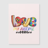 Love Mom Autisme Bewustzijn voor trotse moeders (Voorkant)